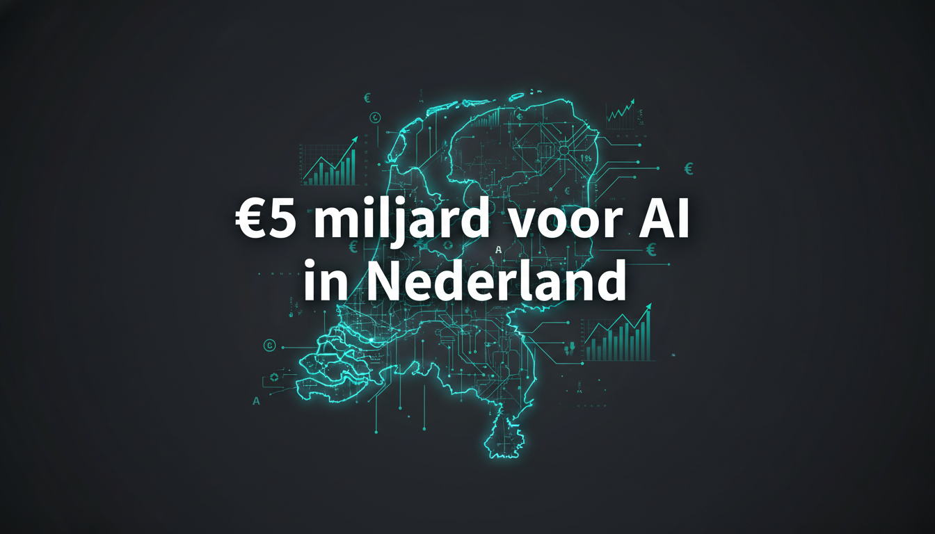 €5 miljard voor AI in Nederland: AI Coalitie 4 NL investeringsplan
