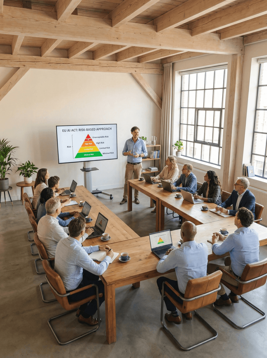 AI Ready voor de EU AI Act workshop met trainer en team